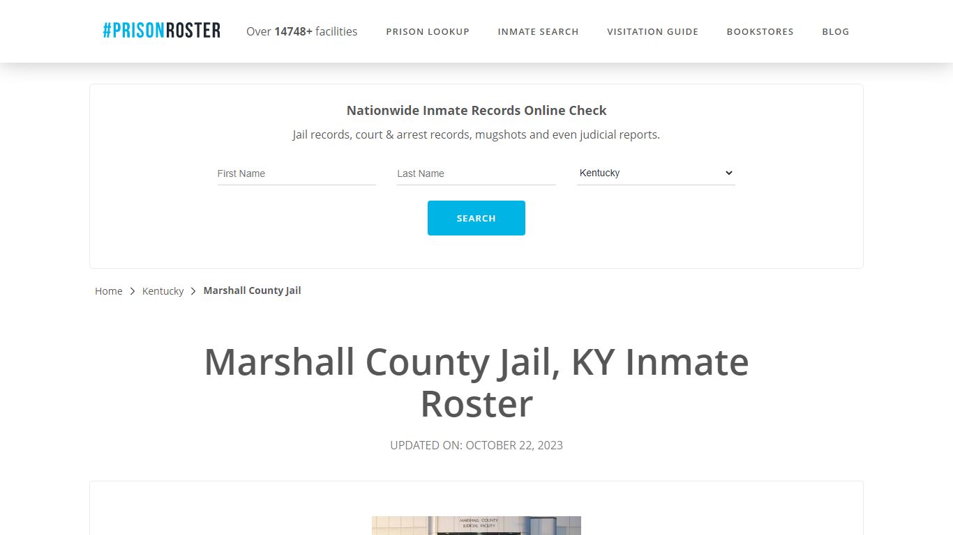 Marshall County Jail, KY Inmate Roster - Prisonroster